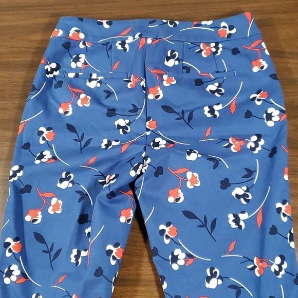 BODEN Hampshire 3/4 Length Floral Flower Print‎ Trousers Pants Sz 6 Regular 6R - Picture 10 of 12